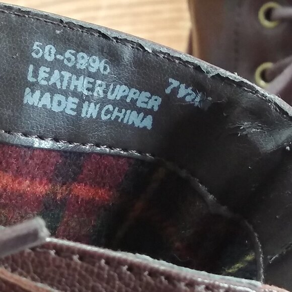 BELLA VITA ankle boots brown leather heels sz.7.5M - Picture 8 of 12